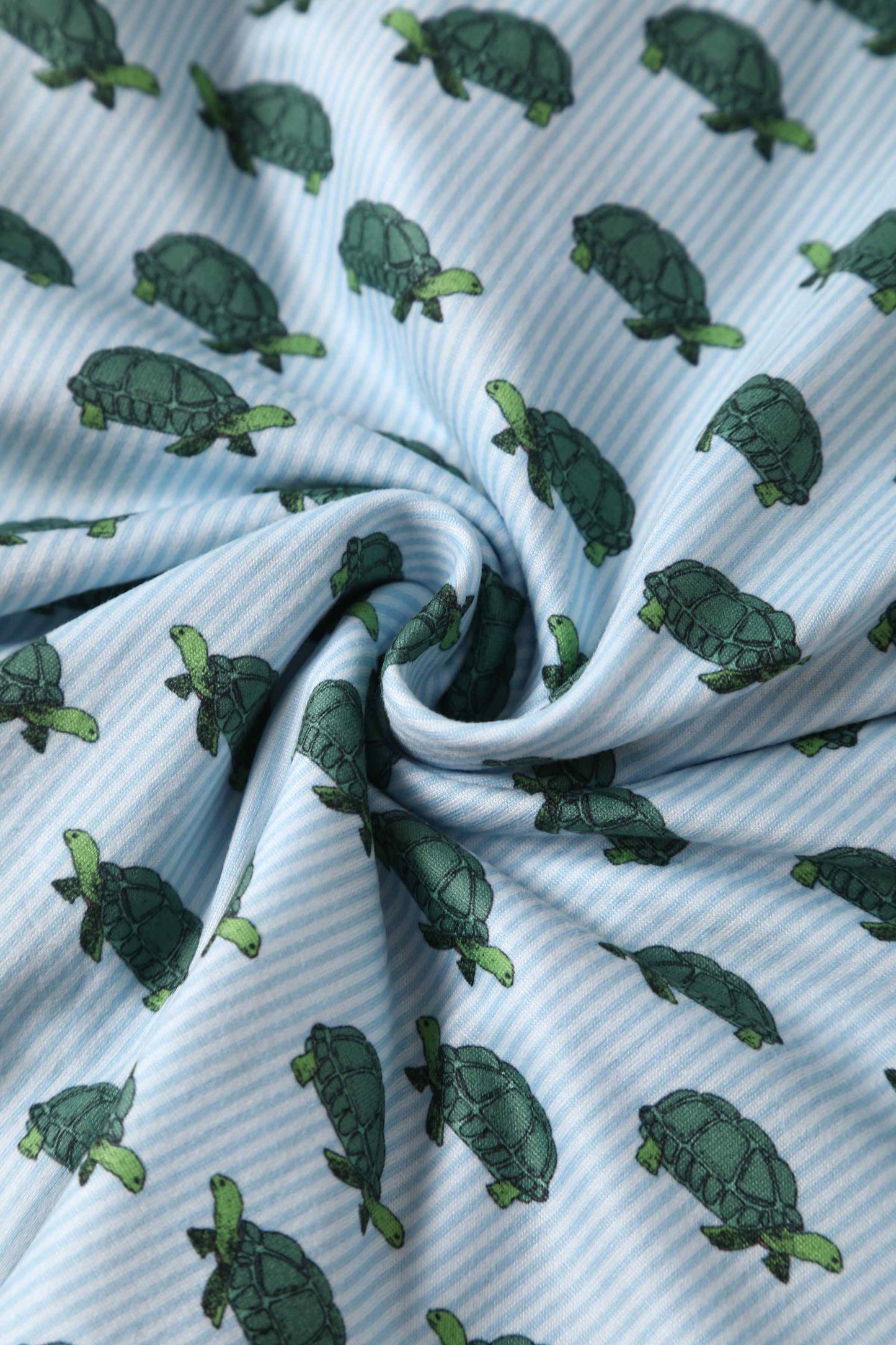 Matilda Blue Sea Turtle Wrap Dress