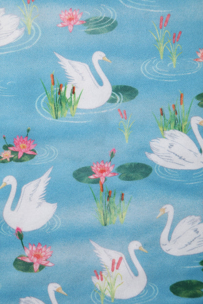 Amanda Blue Swan Lake Swing Dress
