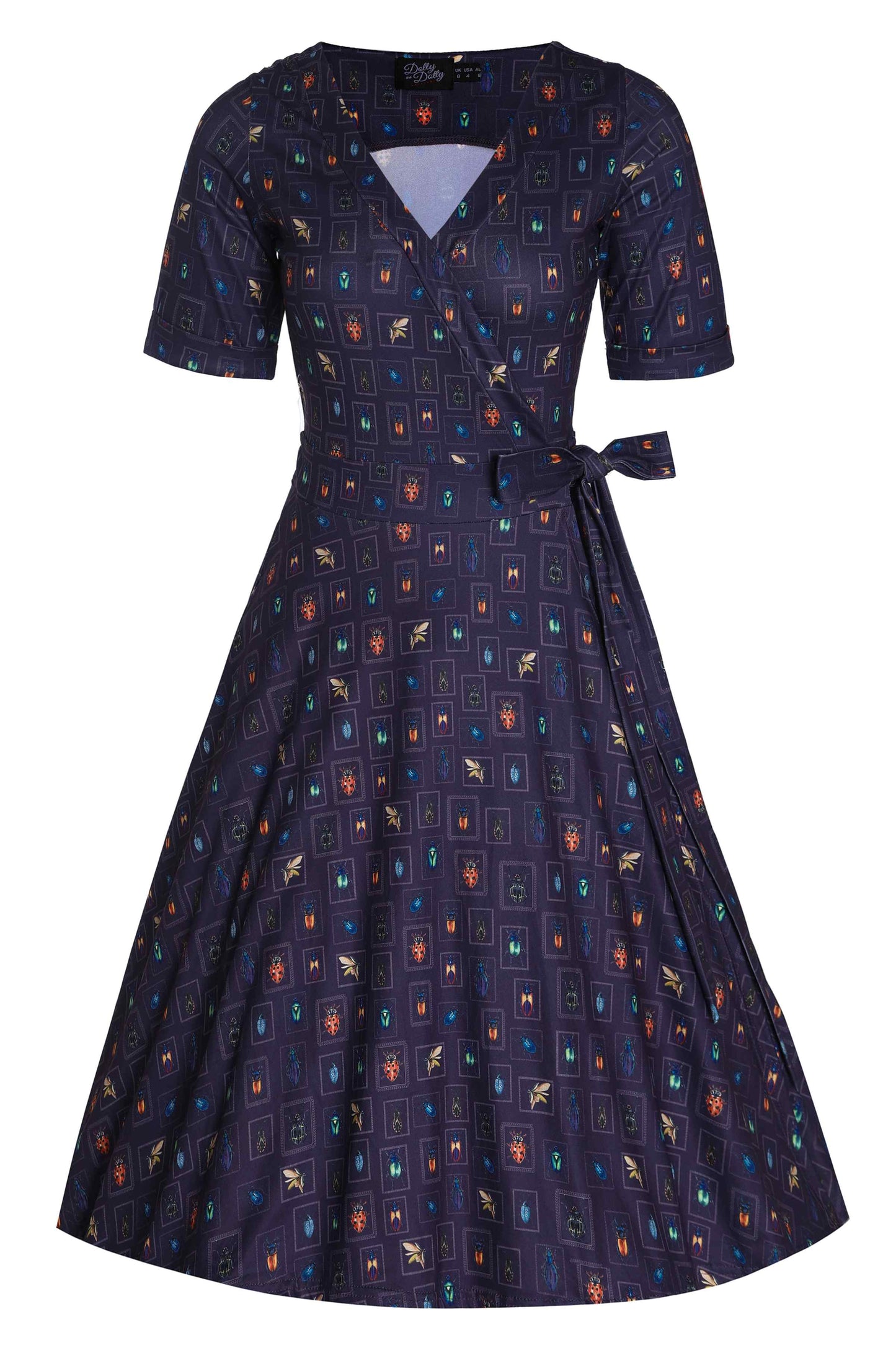 Matilda Bug Collection Wrap Dress