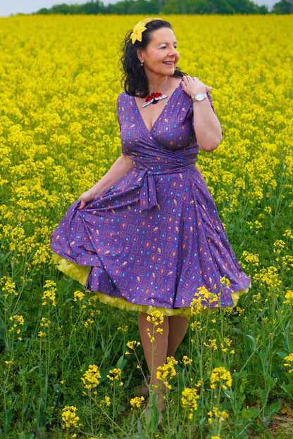 Matilda Bug Collection Wrap Dress