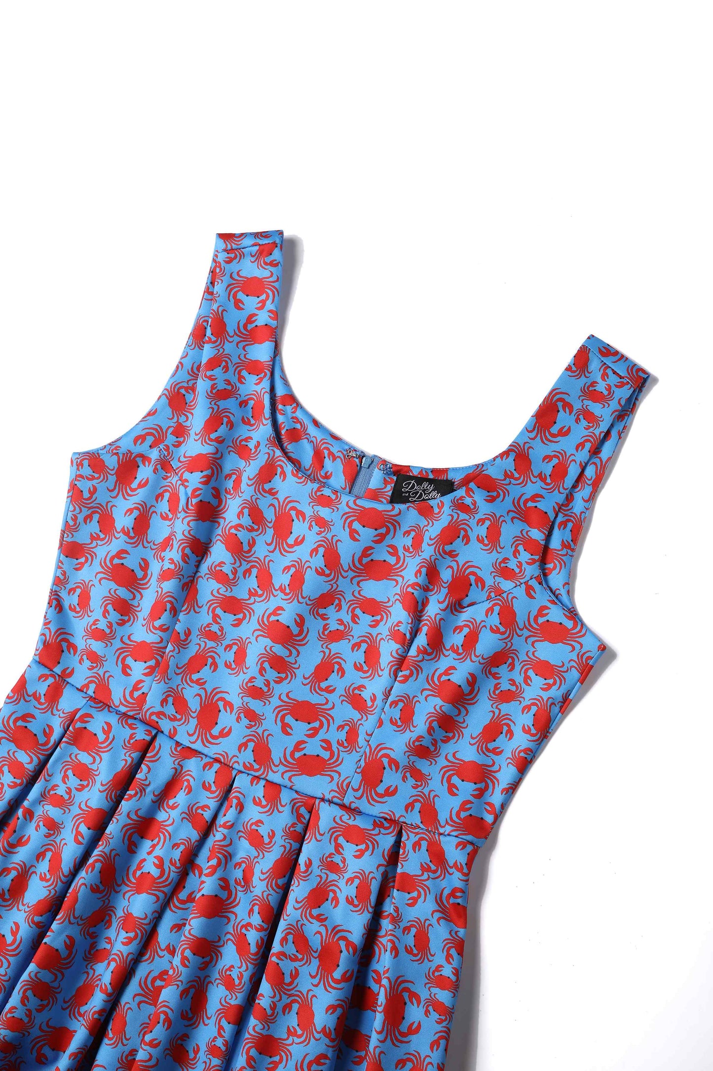 Amanda Crab Print Swing Dress