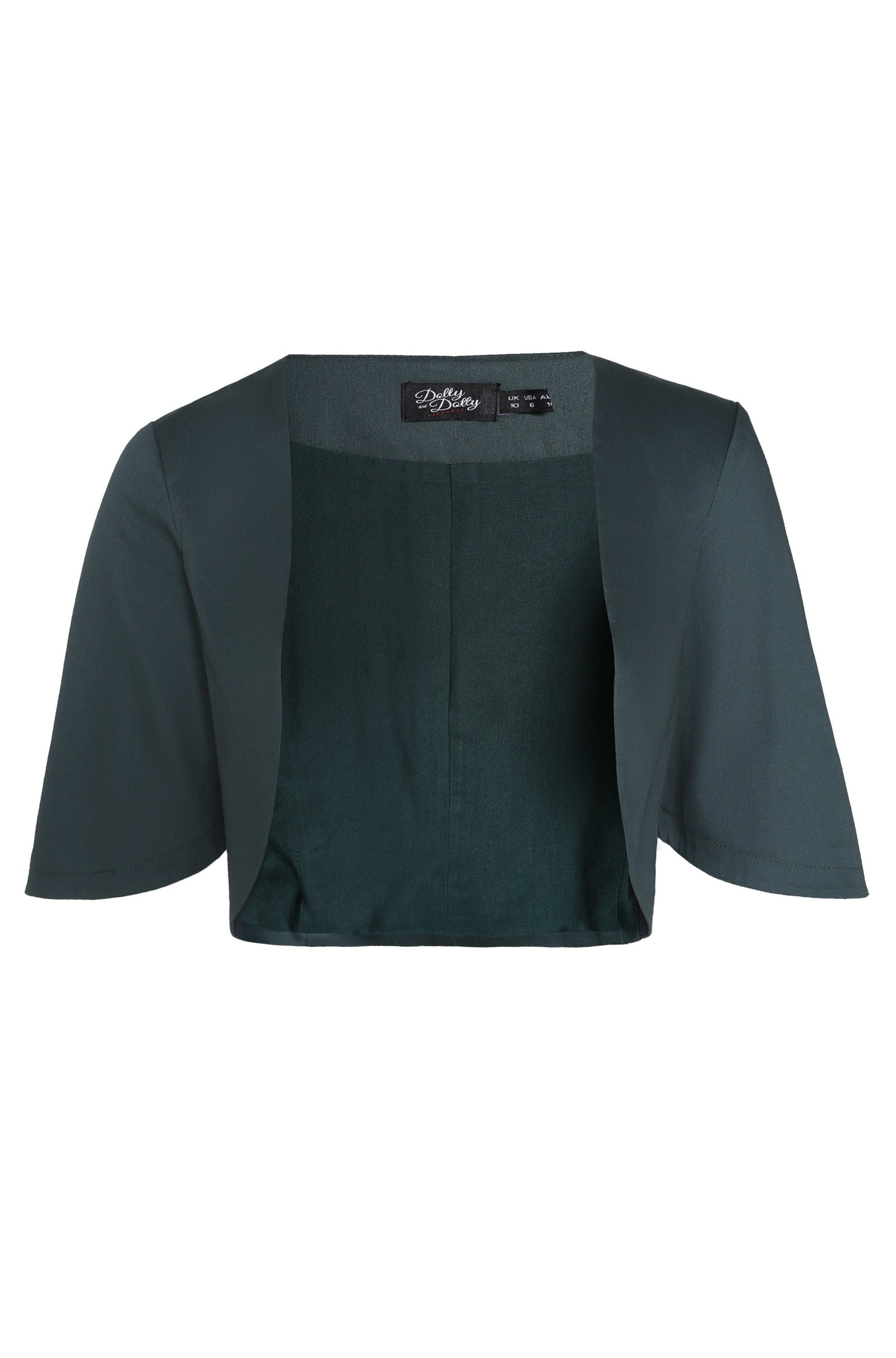 Lisette Dark Green Bolero Jacket