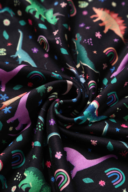 Billie Dinosaur & Rainbow Long Sleeved Dress