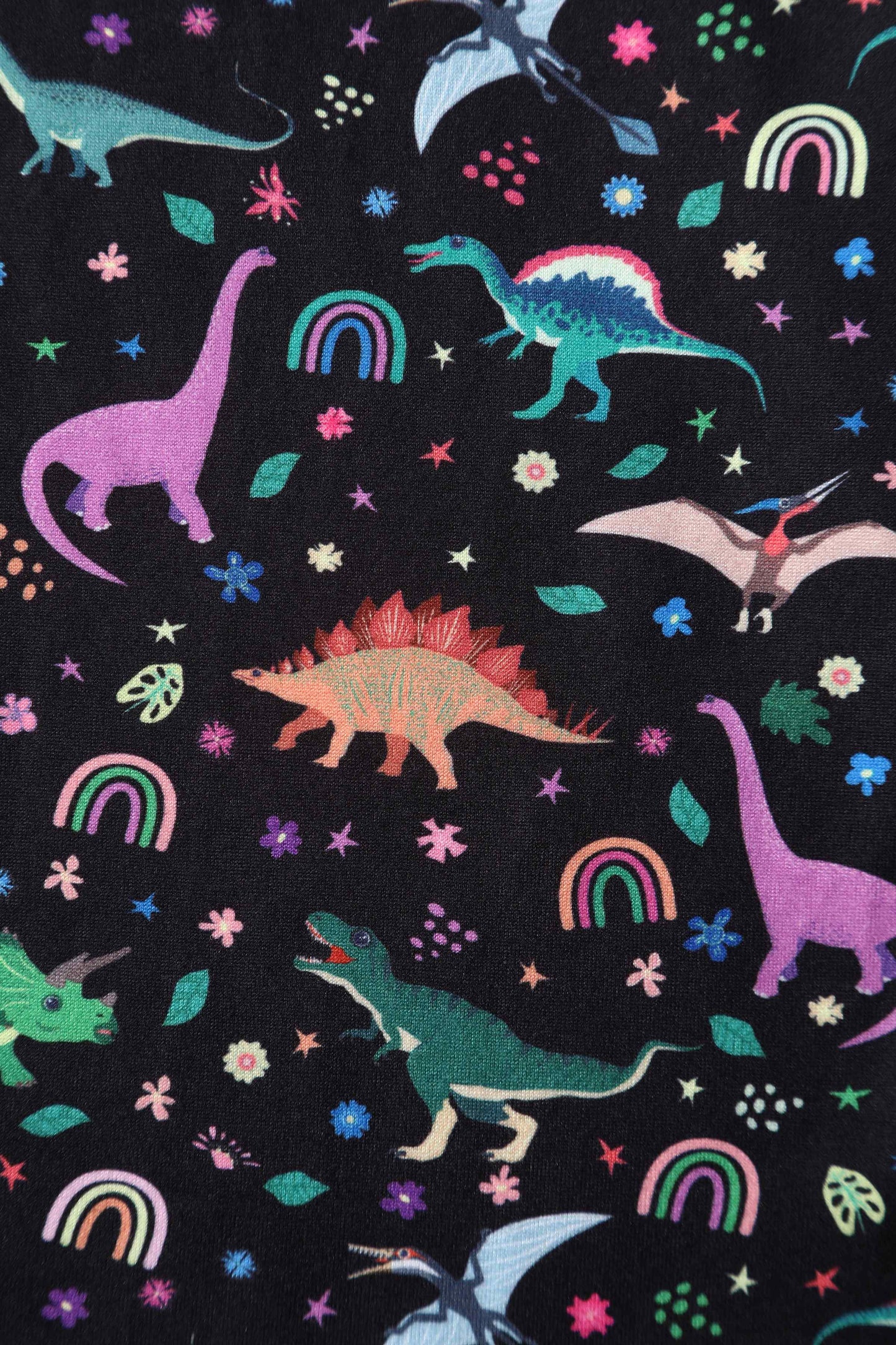 Billie Dinosaur & Rainbow Long Sleeved Dress