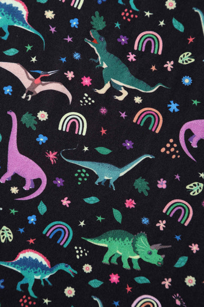 Billie Dinosaur & Rainbow Long Sleeved Dress