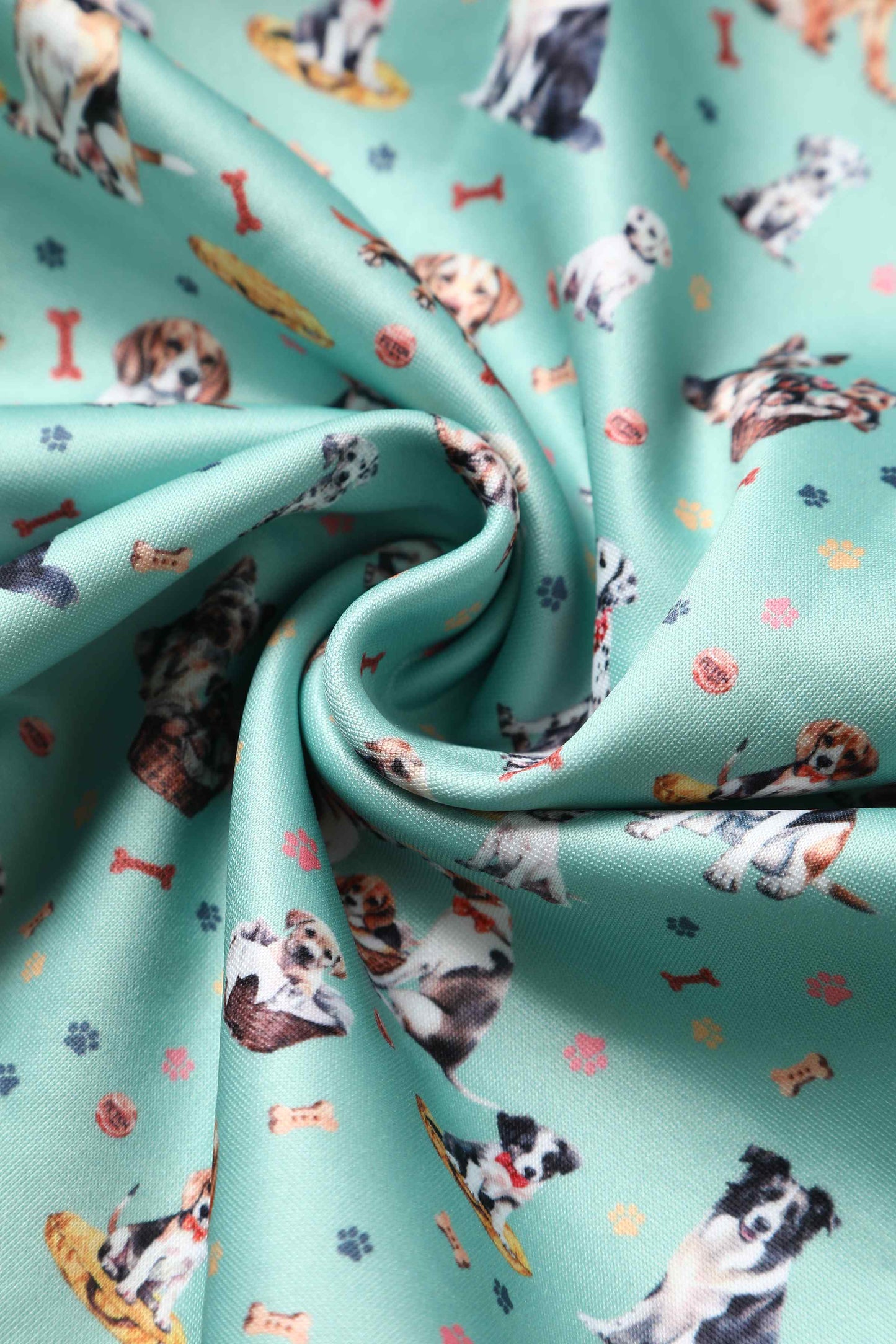 Amanda Green Dog Swing Dress