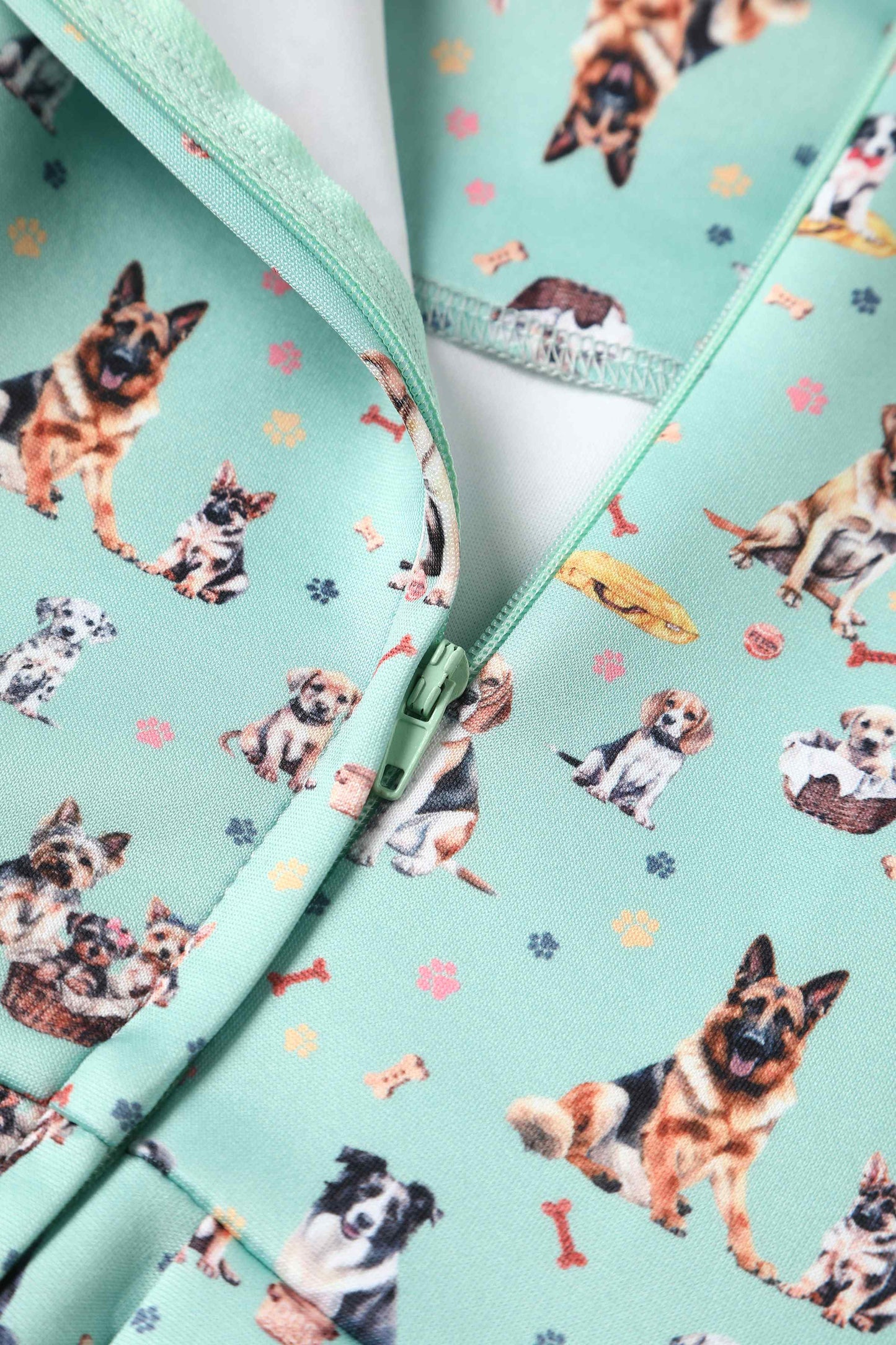 Amanda Green Dog Swing Dress