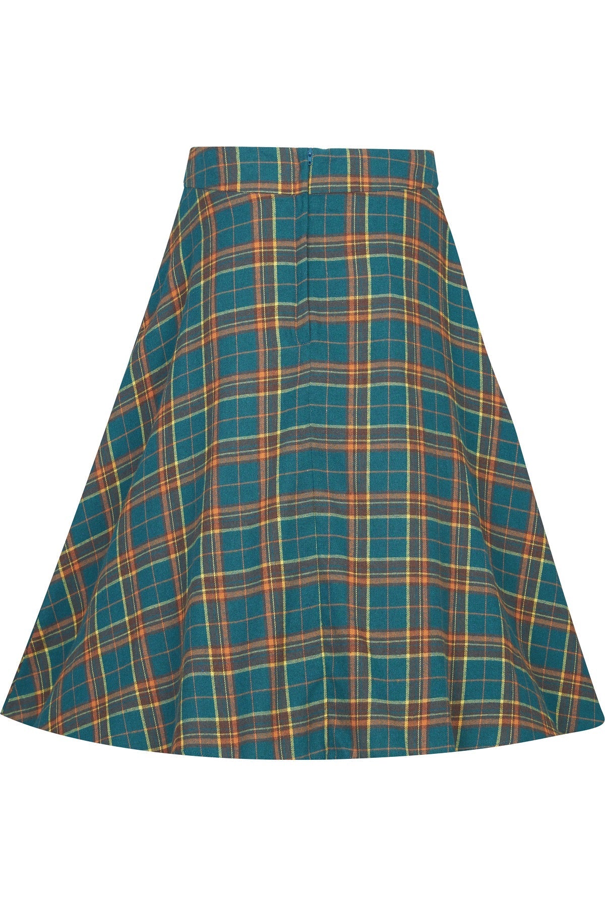 Joyce Green Tartan Skater Skirt