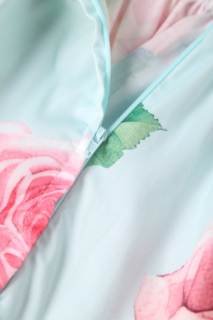 Lisette Light Blue Floral Bolero Jacket