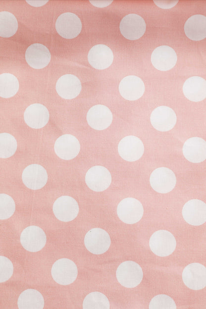 Ophelia Light Pink Polka Dot Midi Dress