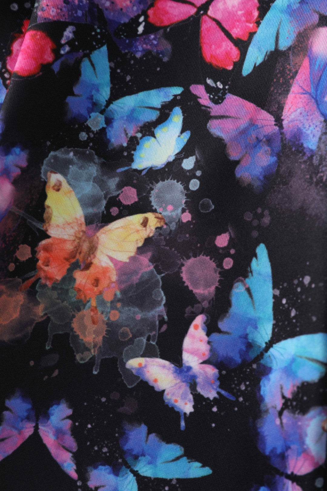 Aisley Midnight Butterfly Box Pleated Skirt
