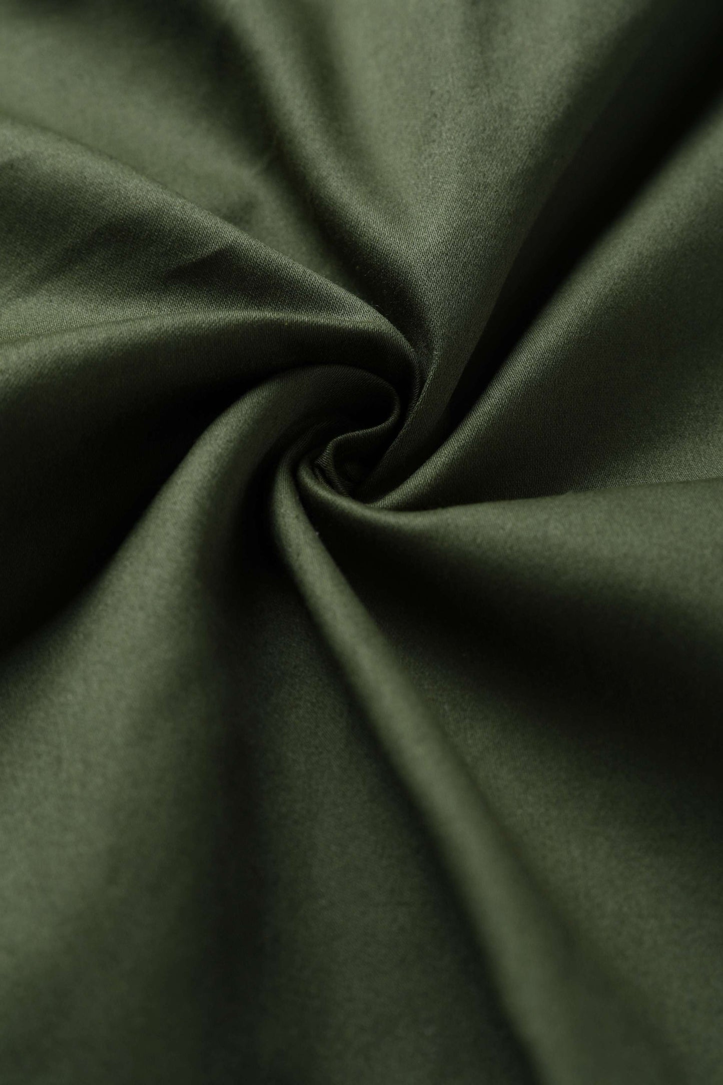 Mollie Army Green Full Circle Shirt Dress