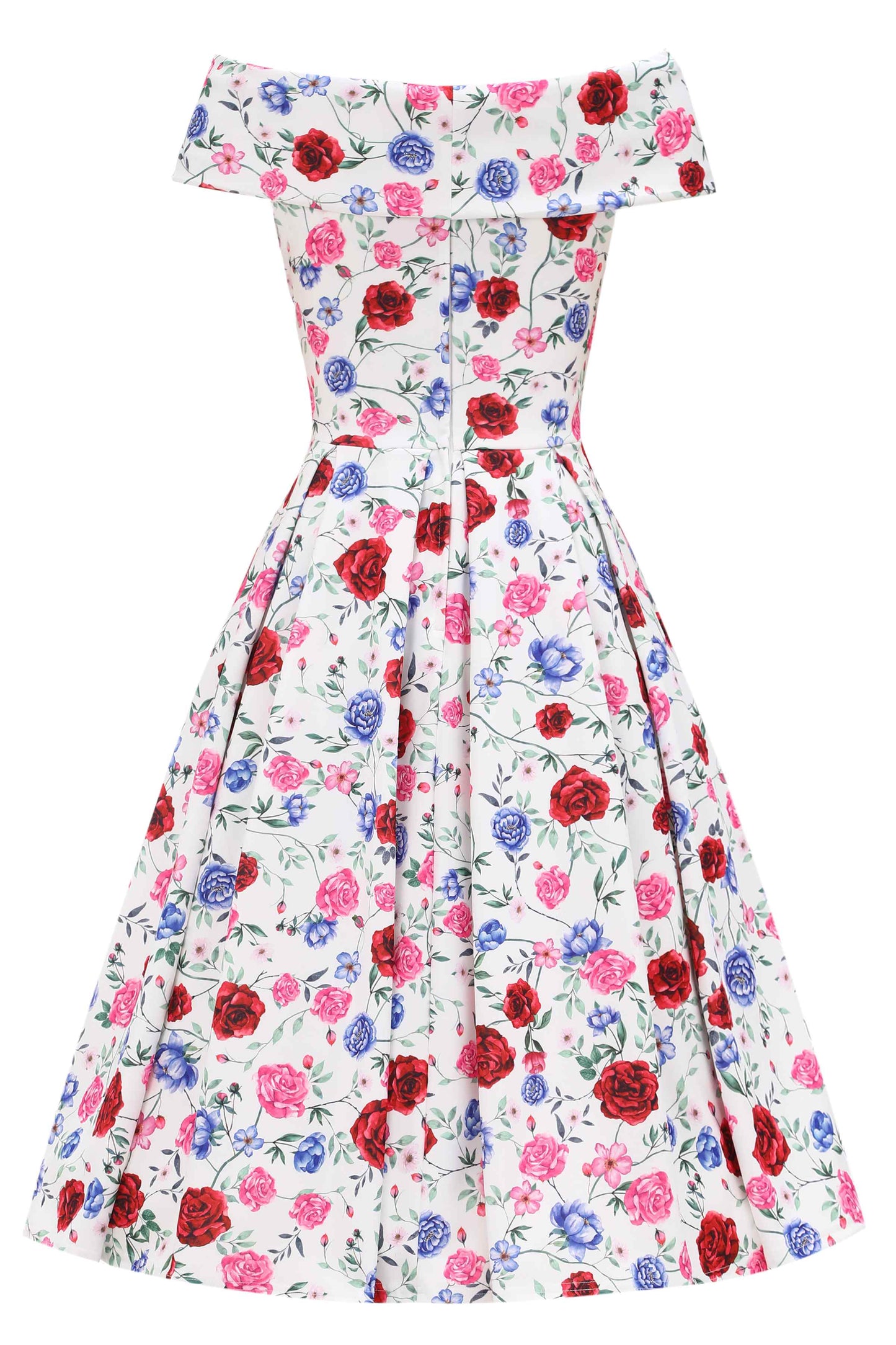 Beverly Rose Off Shoulder Dress In White