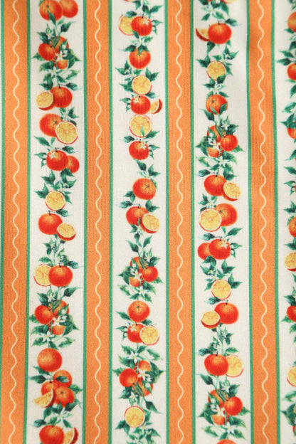 Julia Sicilian Orange Midi Dress