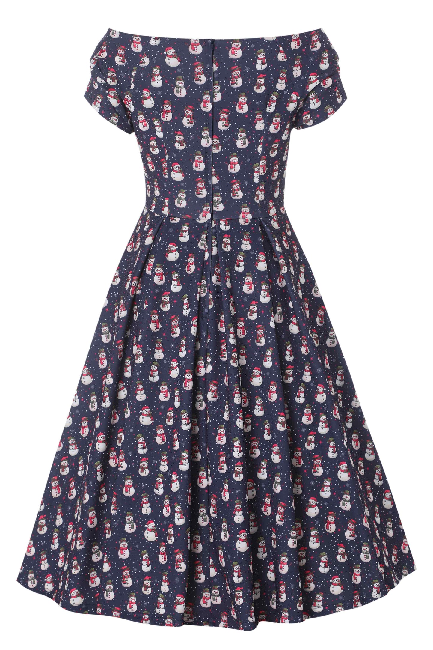 Lily Snowman Purple Circle Dress