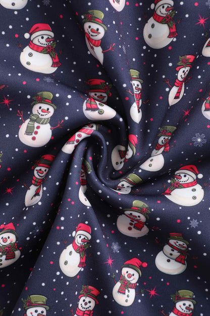 Lily Snowman Purple Circle Dress