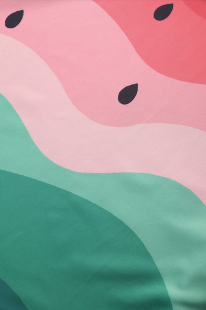 Amanda Watermelon Flared Dress