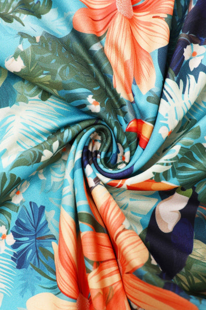 Isla Tiki Toucan Maxi Wrap Dress