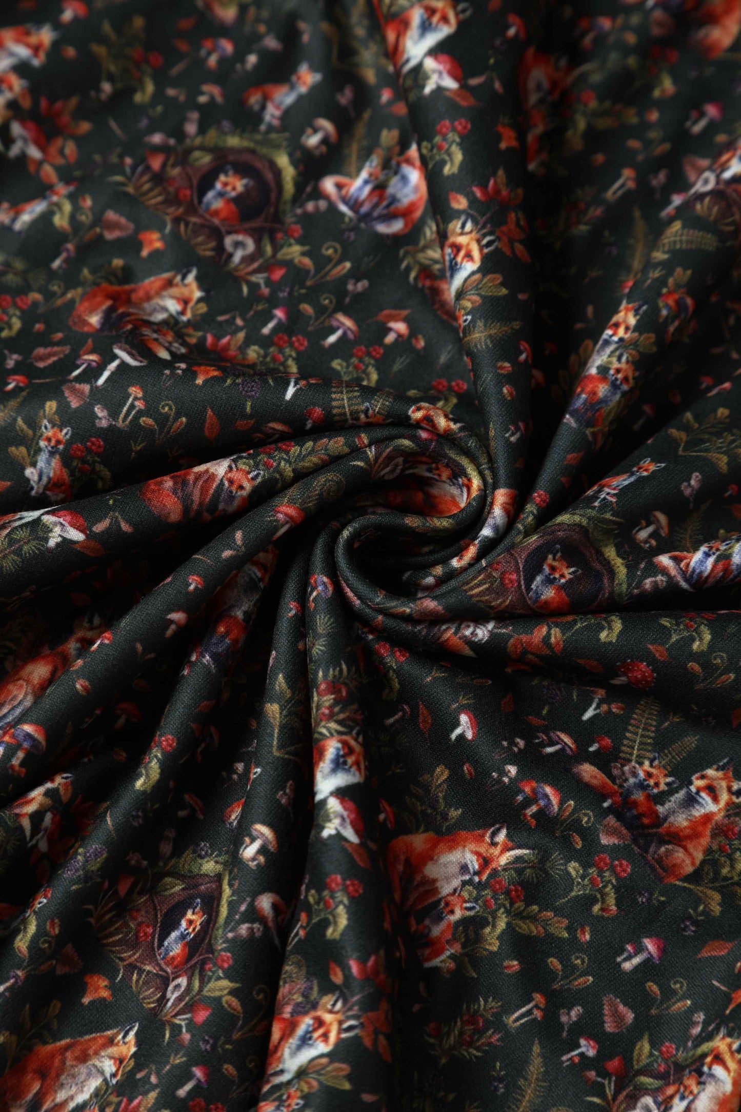 Billie Woodland Fox Den Print Dress